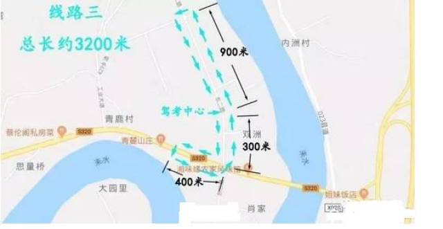 耒阳科目三电子路考线路图 衡阳科目三新考场路线图