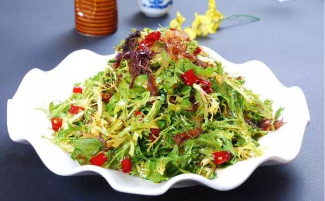 凉拌苦苣菜