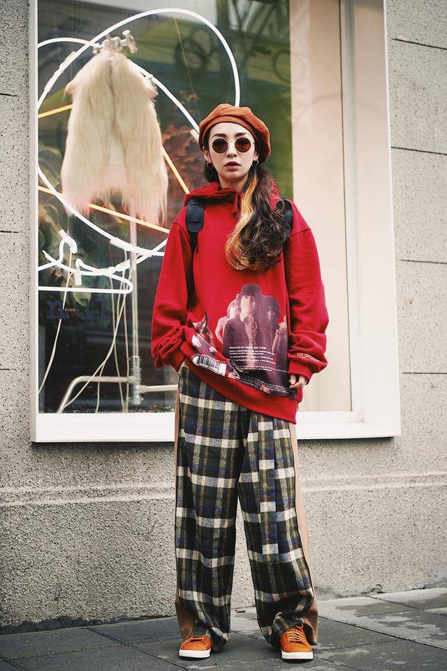 今天英伦街头学院风look