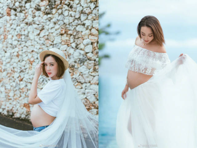 杜若溪孕照曝光四肢纤细惹人羡慕,严屹宽亲吻孕肚超幸福