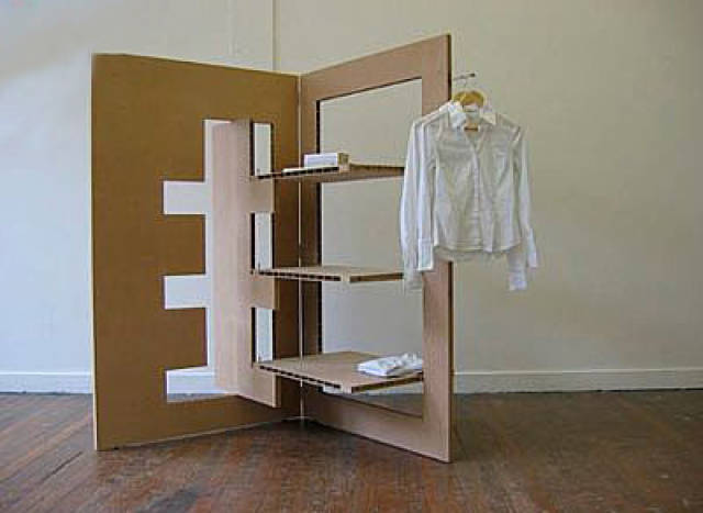 瓦楞纸制家具,纸板做家具作品合集