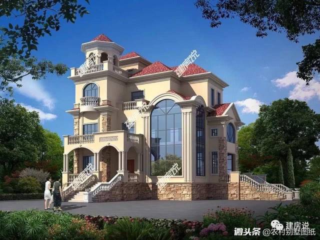 【建房说】100款最新农村别墅设计图,风格齐全!建议收藏