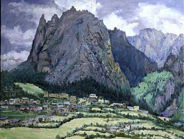 蓄素守中 笔刀藏情||著名画家刘遂海油画作品赏析