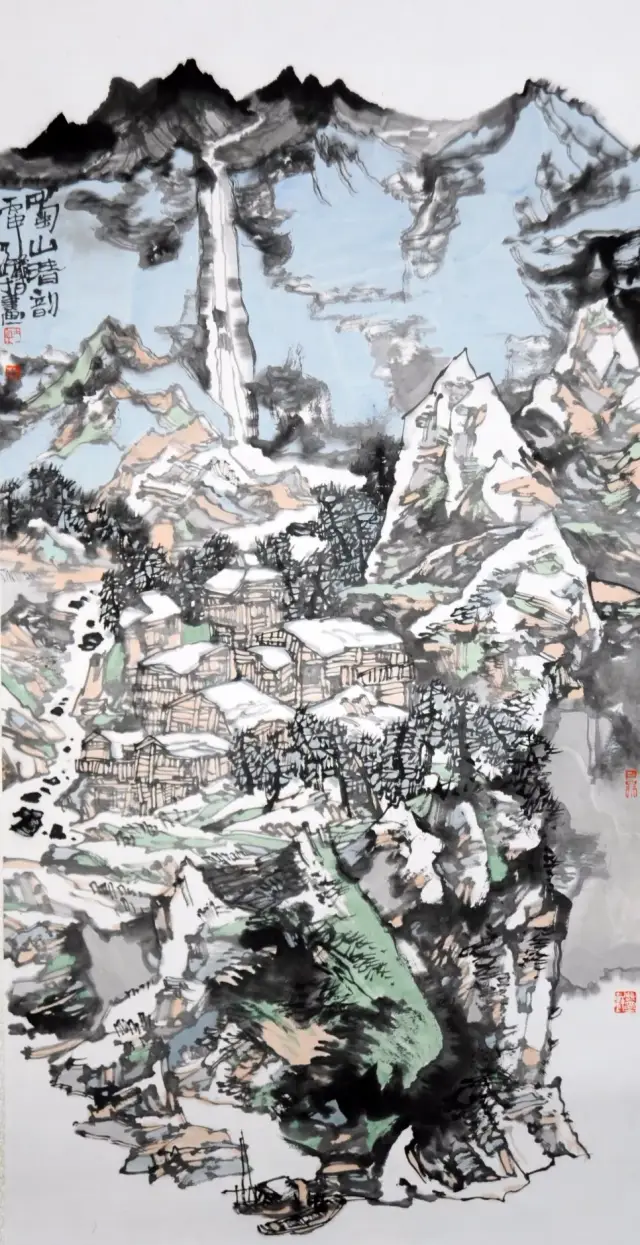 《巴山》68x68cm 2015