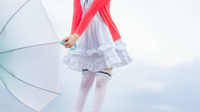 不路人的女主!加藤惠 高颜值养眼白丝cos