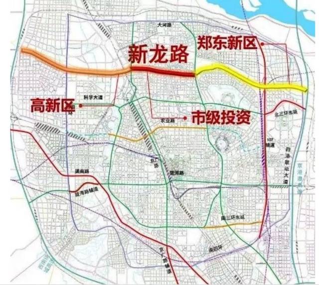 据河南商报记者从郑州市城乡规划局了解到,新龙路(西四环—东四 ))