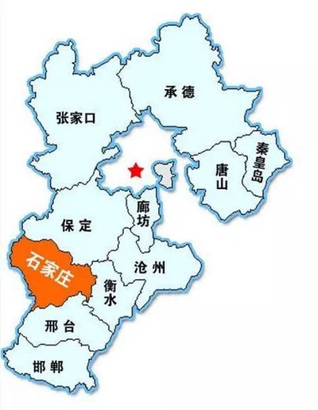 河北行政地图