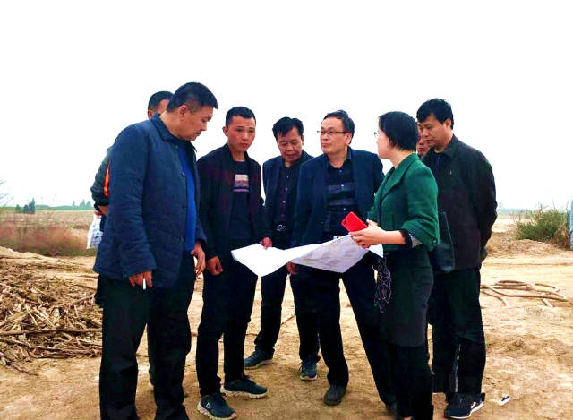 灵宝市国土资源局副局长张赞生,纪检组长张俊民,阳平镇党委