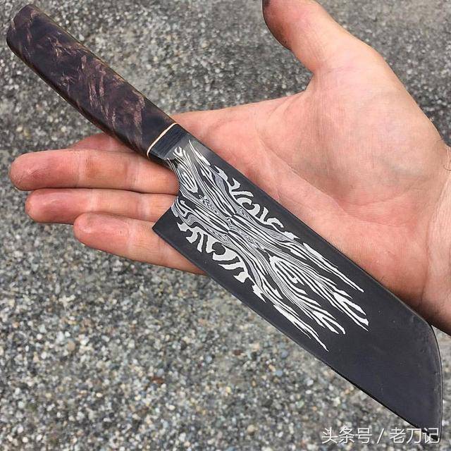 老刀图集:刃上秀花纹,有实力果然非同凡响