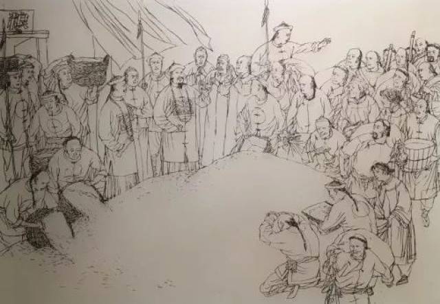 林则徐赈灾济民图