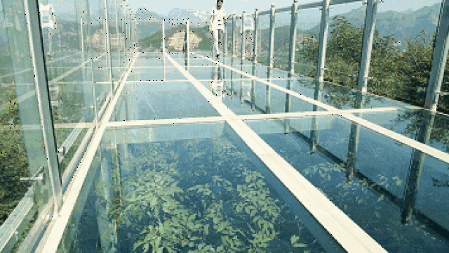 犀溪玻璃栈道图片
