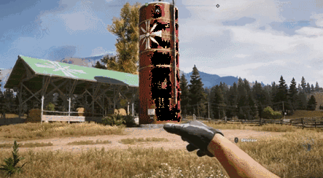 在玩家们手中,铲子正在成为《孤岛惊魂5》的最终兵器