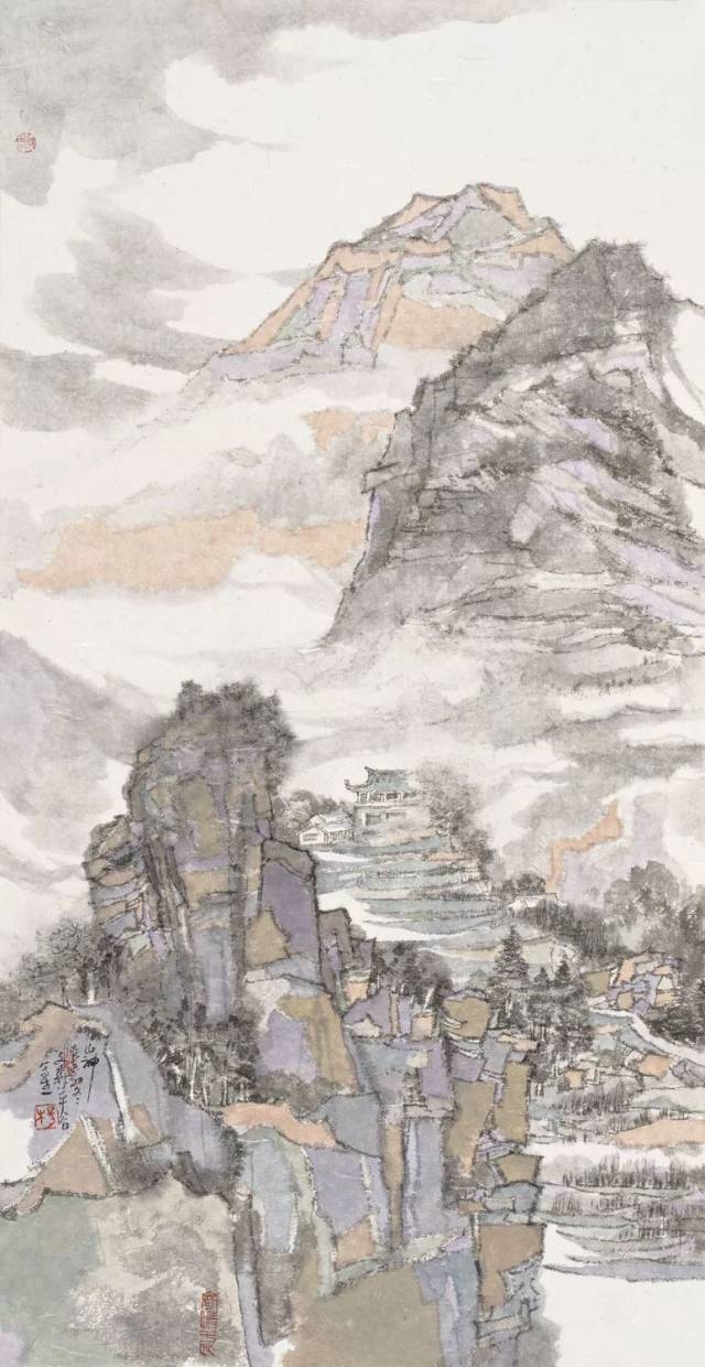 杨文森山水画图片图片