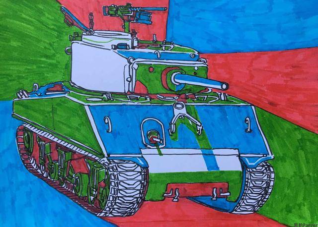 公羊(ram mk2) ii 中型坦克 (马克笔)