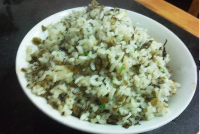炒酸菜和酸菜干饭
