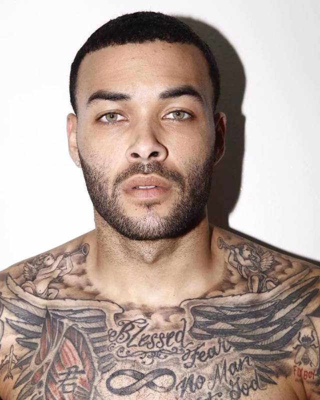 全美超模黑人男模don benjamin 突破两百万粉丝!