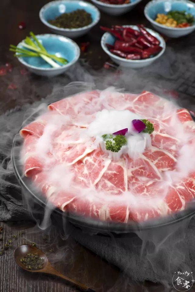 加里干冰的肥牛犹如仙子下凡,自带仙气!