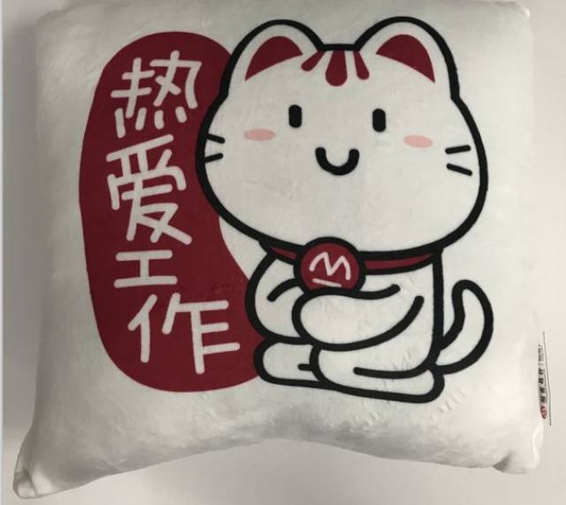 获得小招喵定制抱枕一个