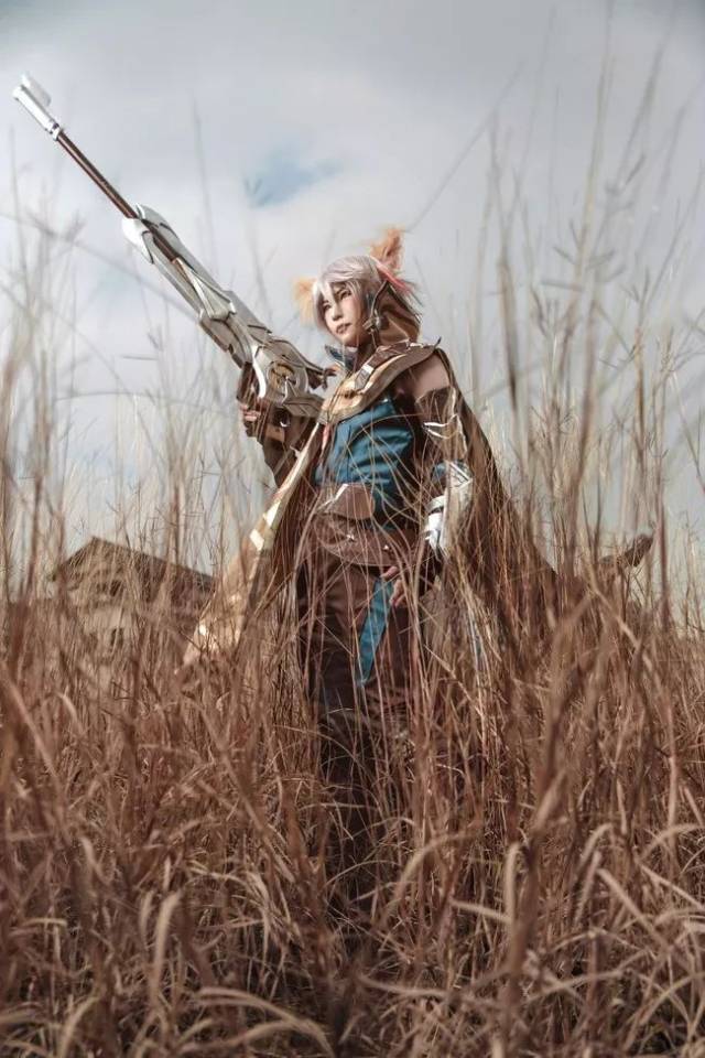 游戏cos丨王者荣耀静谧之眼百里守约 小姐姐拍出大片感的狙击手!