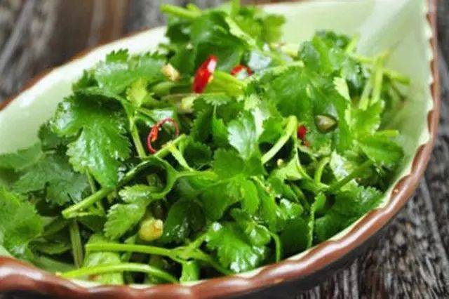 香菜:暖心防感冒,醒脾健心