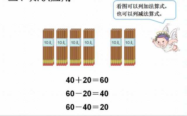 《100以内的加法和减法》章节中整十数加,减整十数知识点细讲