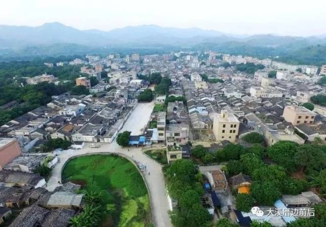 航拍省級古村落揭西大溪井美村