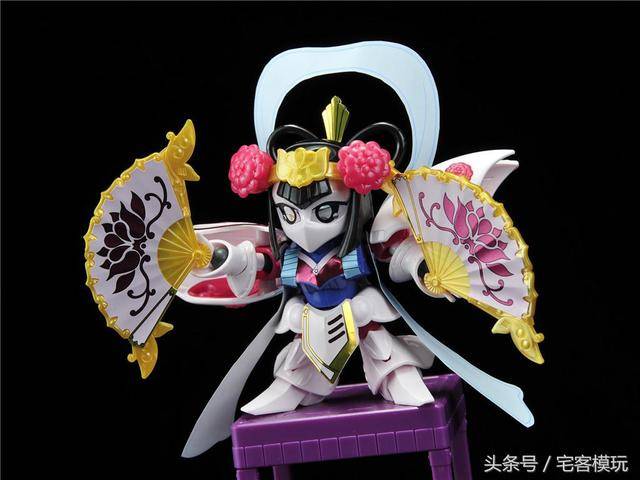 78官测:万代 bb战士 貂蝉卡碧尼&武将座