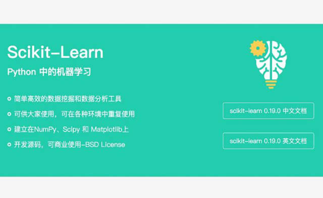 近日,scikit-learn中文文檔已由開源組織apachecn完成校對,這對於國內