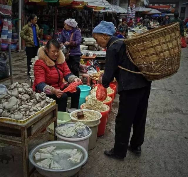 那坡,去集市赶圩