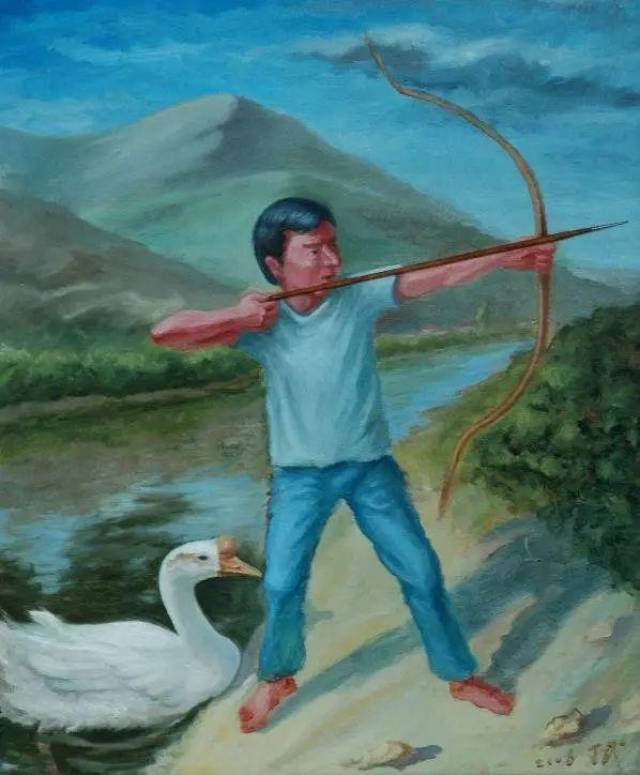 关于唱歌和画画的混搭,丁武说你不用去考虑我是一个画家还是一个音乐