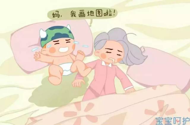 宝宝总爱在床上"画地图"?用这个让他随便尿!