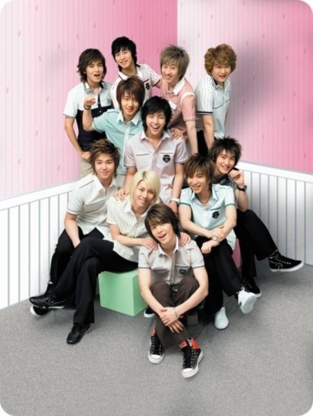 世纪合照!sj,东方神起,ss501三大男团相隔多年同框