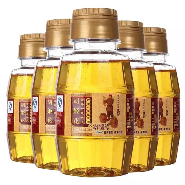 胡姬花 古法小榨花生油158ml*5 18.