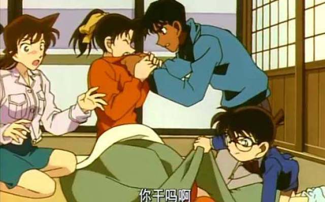 同样的要求只有服部被打了一巴掌柯南我还是个孩子