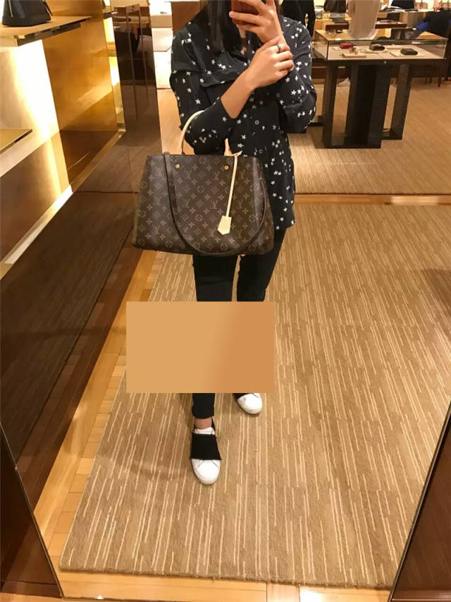 lv蒙田包m41056中号手袋商务女士的最爱睿智所选