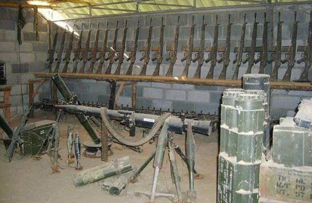 93师博物馆里的弹药库