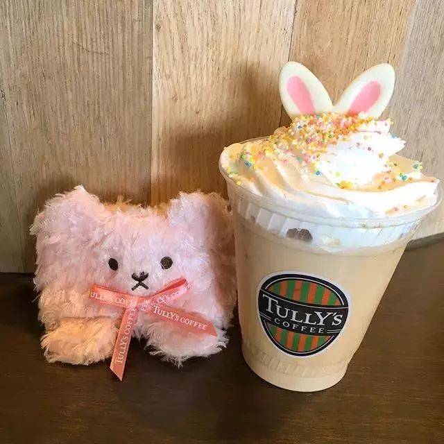 周末,日本小女生都会去Tully's coffee约一波兔耳