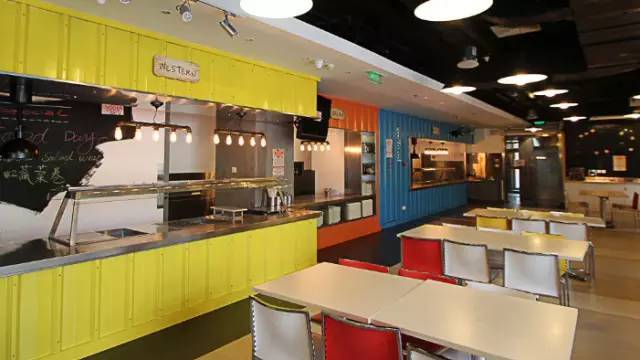 这是一个办公室员工餐厅的改建项目,谷歌要求改建不影响正常的员工