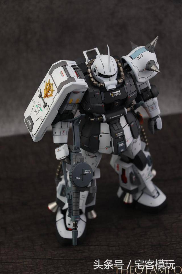 根大木秀:mg side3 白狼高机动型扎古Ⅱ(松永真专用机)