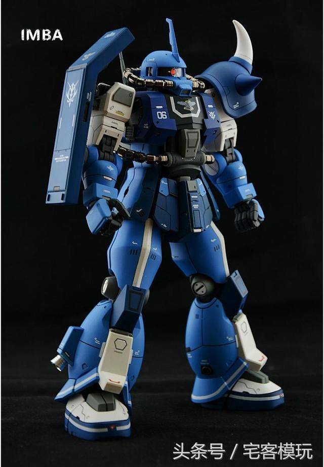 根大木秀:imba mg陆战高机动扎古gk(蓝色配色)