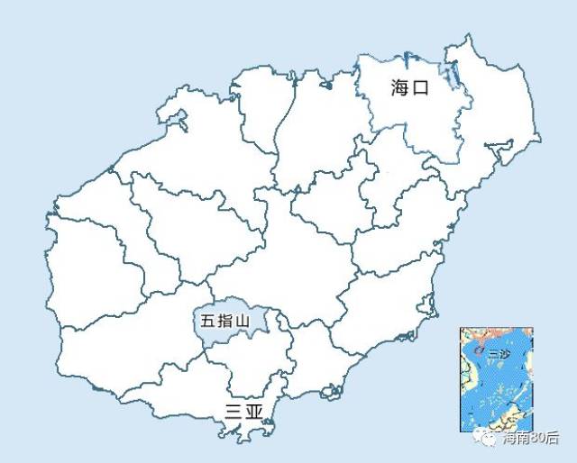 五指山市行政区划图片