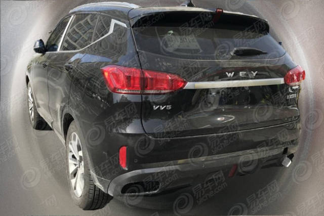 wey新款vv5谍照曝光 外观调整/换装电子挡杆