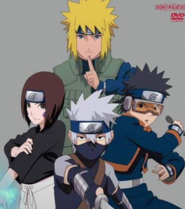 卡卡西和带土还有琳是一个小队的,水门是他们的老师兼队长!