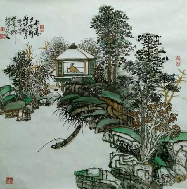 当代书画艺术家邵建刚老师—水墨丹青 出神入化