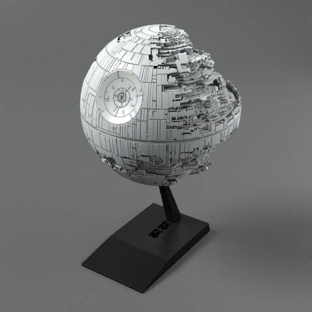 日本27万比1的死星模型,满满的细节和未来感却只有手心那么大!