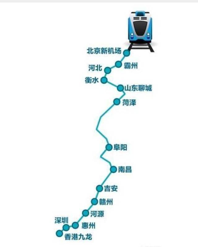 京九高铁又称京九客专,是国家规划建设中的一条国家级高速铁路大动脉