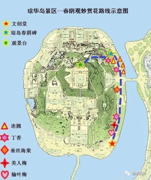 北海公園春季最佳賞花路線,速速收藏!