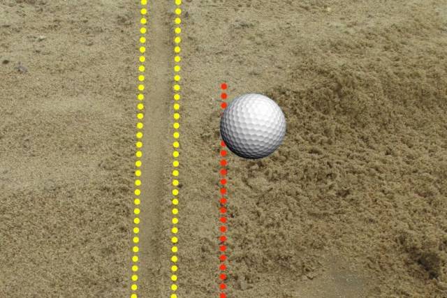 击球点位于球后