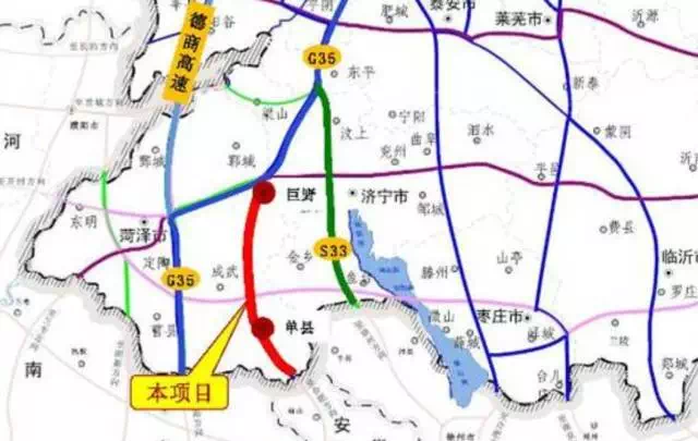 单县郭村高速路线图图片