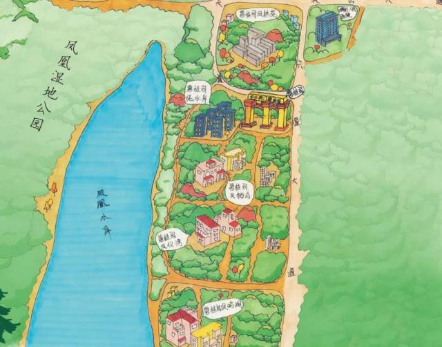 凤凰湖湿地公园 为庆祝五一劳动节来临 荆门城南,城北碧桂园两大房产